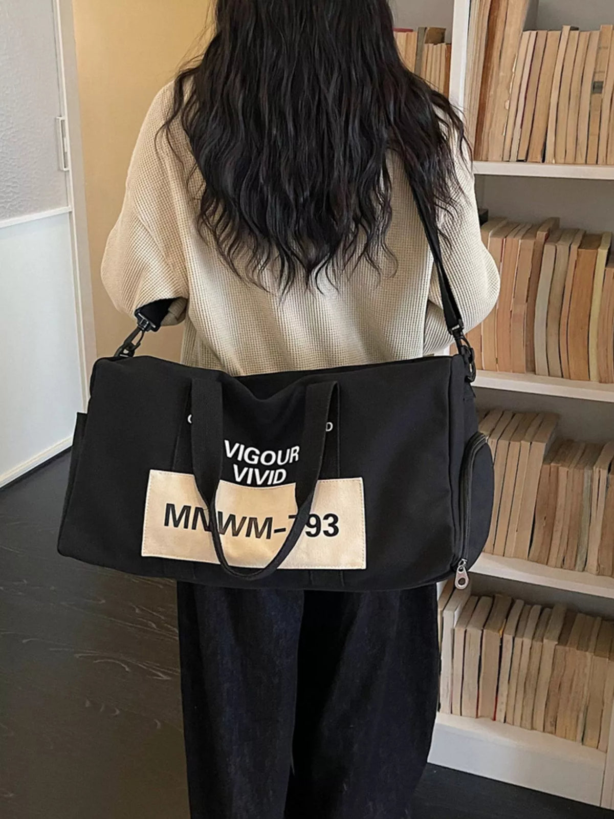 Letter Nylon Travel Bag - Lilixa.store