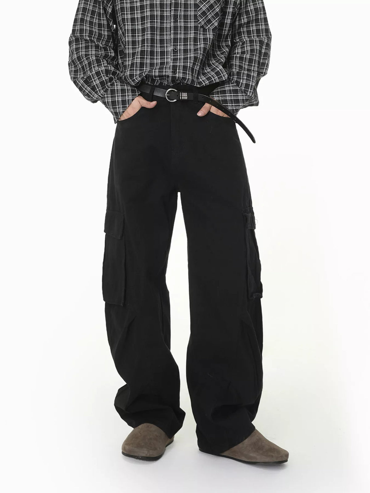 Men's Loose-Fit Cargo Jeans - Lilixa.store