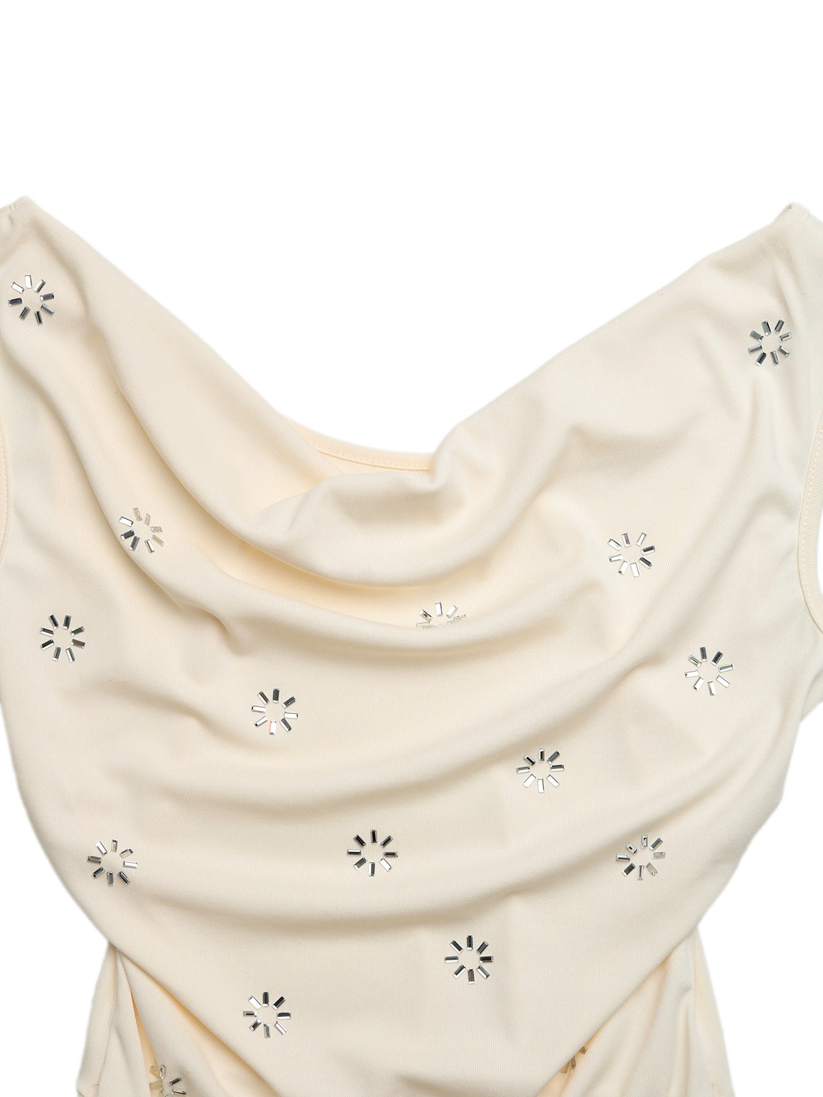 Cowl Neck Sleeveless Bodysuit - Lilixa.store