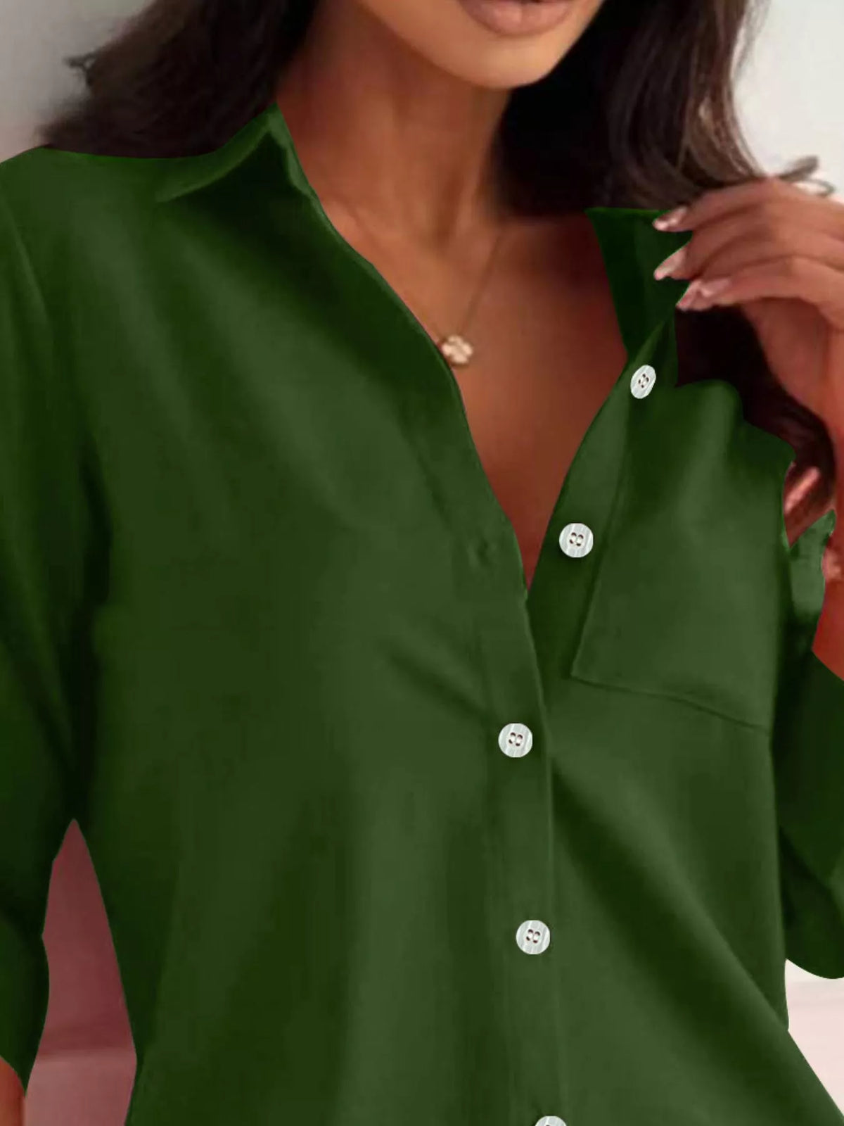 Button-Down Roll-Up Sleeve Shirt, view 5