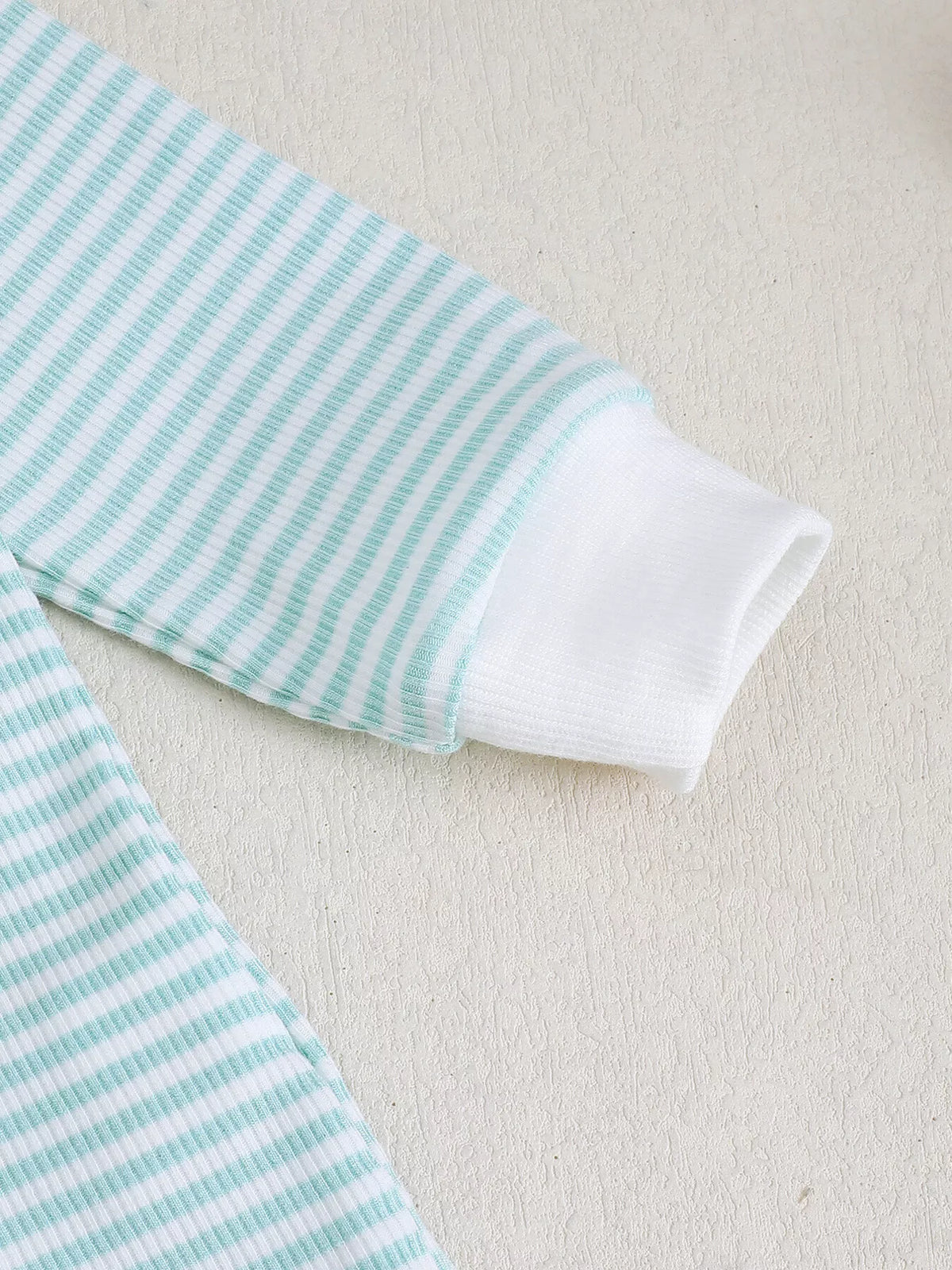 Children's Bear Striped Top and Pants Set - Lilixa.store