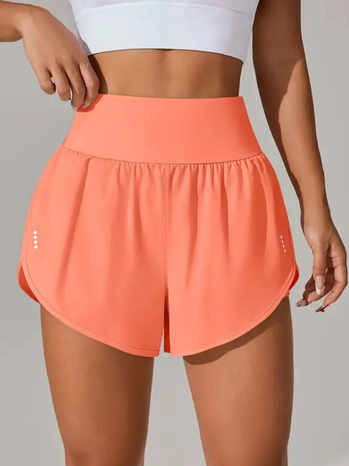 Pocketed High Waist Active Shorts - Lilixa.store