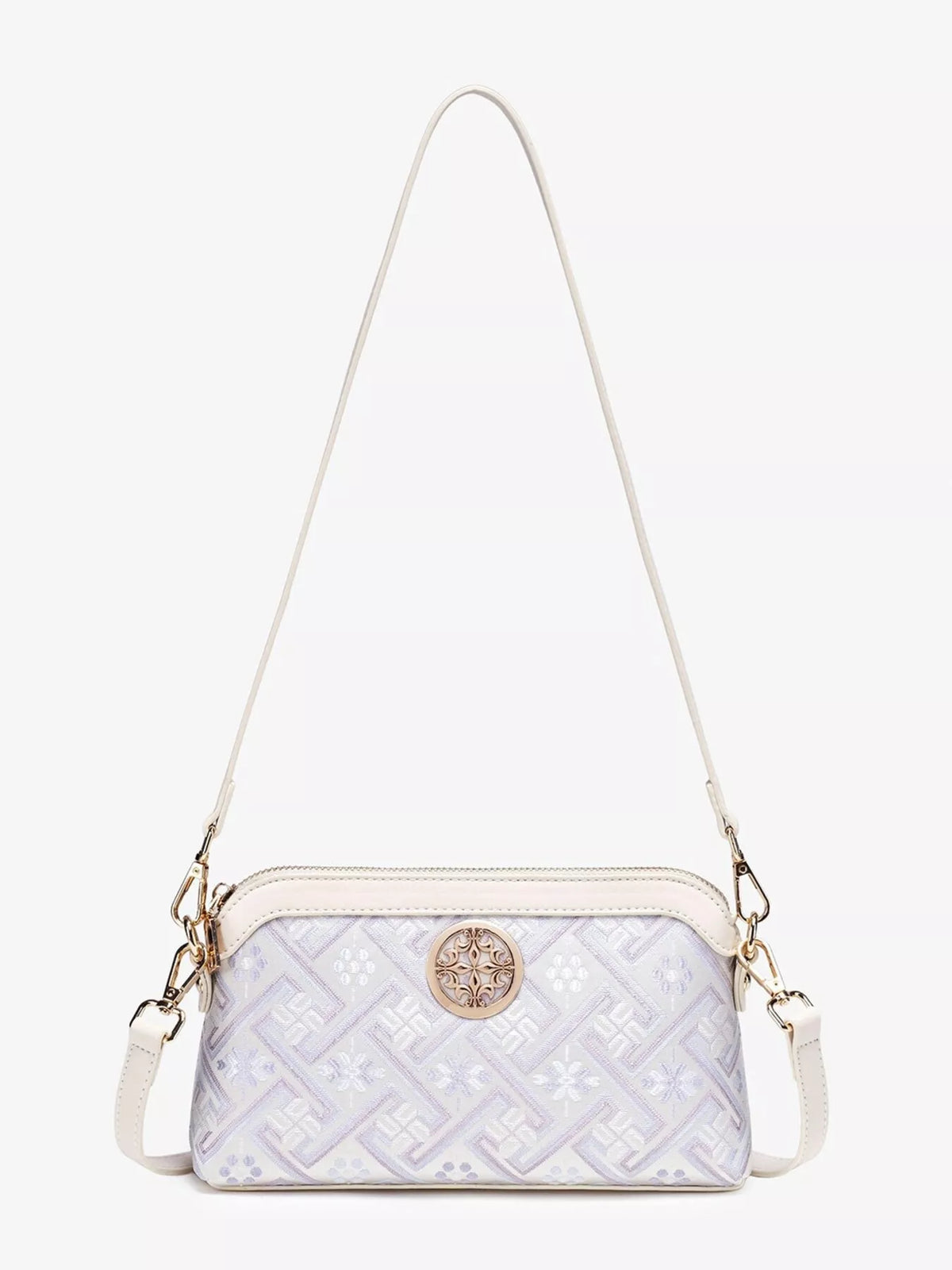 Geometric Pattern Crossbody Bag