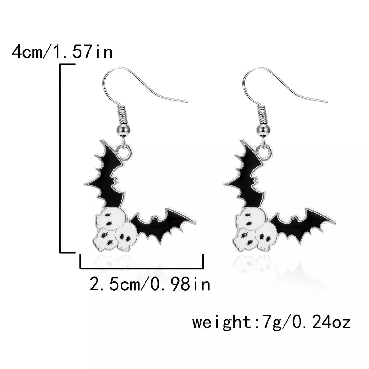 Halloween Bat Drop Earrings - Lilixa.store