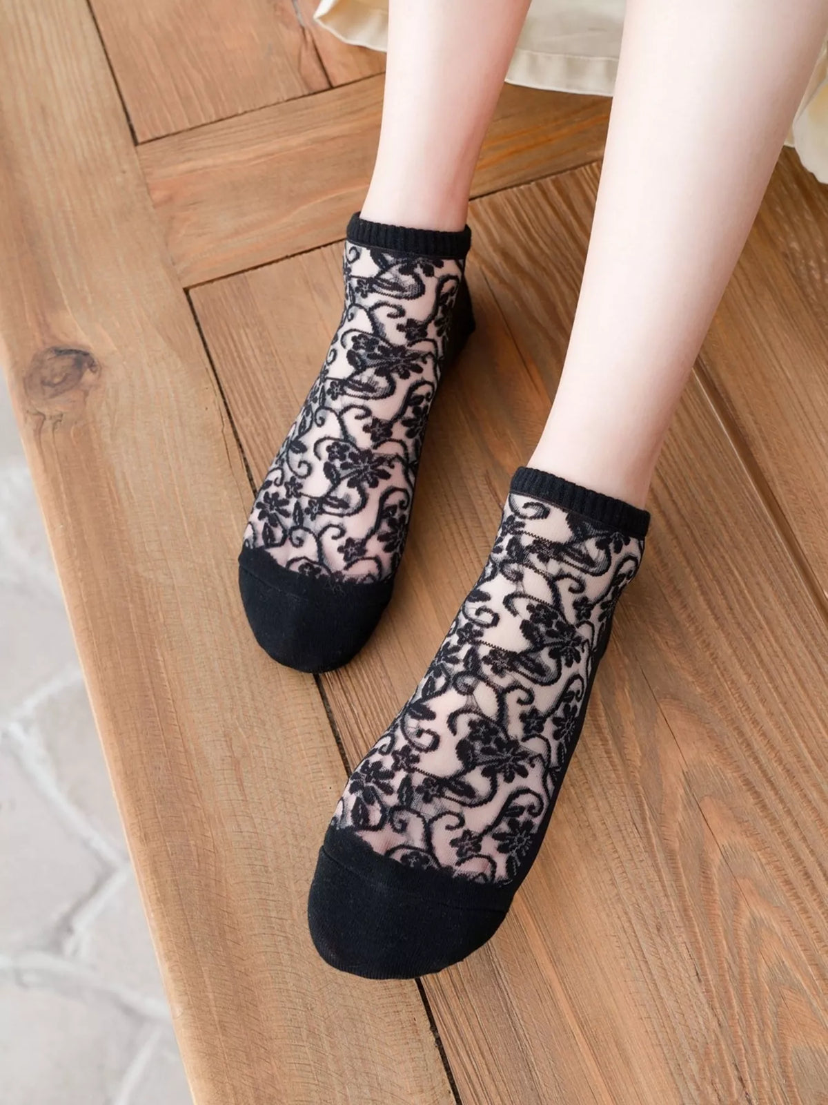 Lace Ankle Socks - Lilixa.store