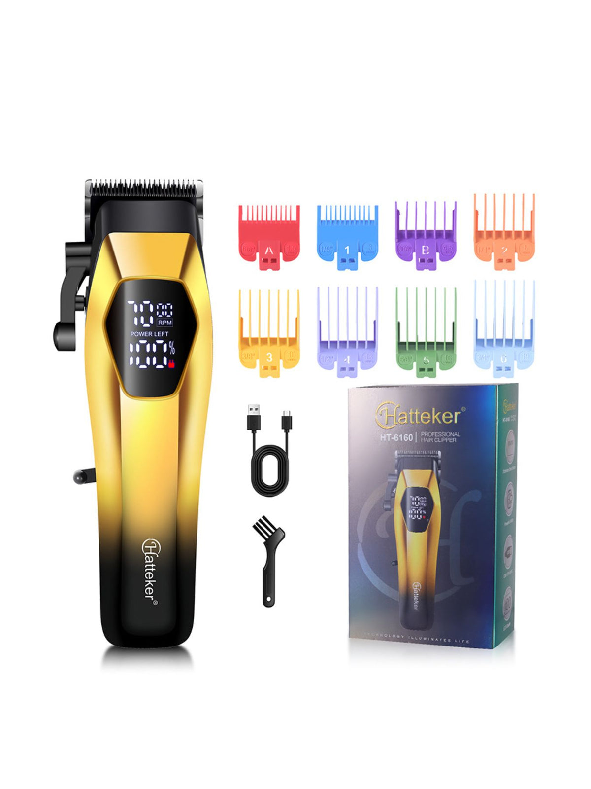 Cordless Hair Clipper with LED Display - Lilixa.store