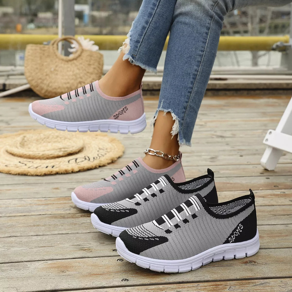 Round Toe Slip-Ons - Lilixa.store