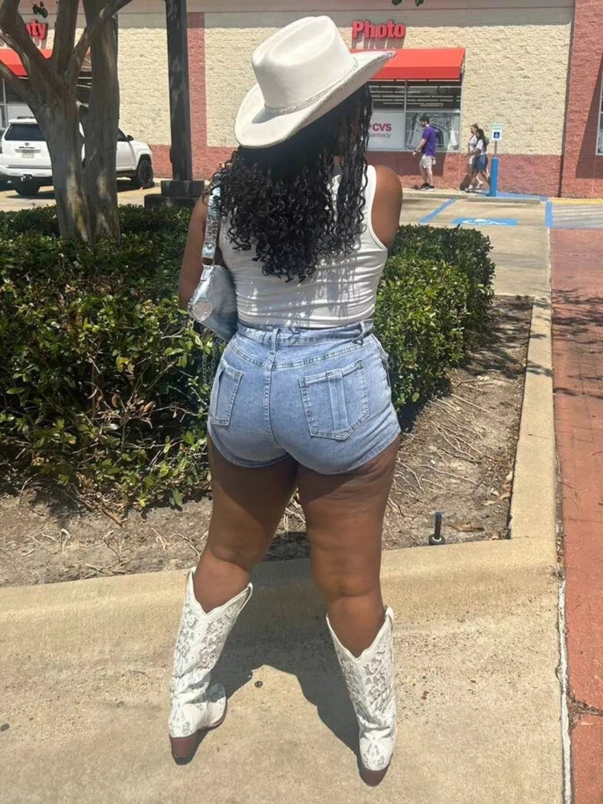 Asymmetrical Wrap Denim Shorts - Lilixa.store
