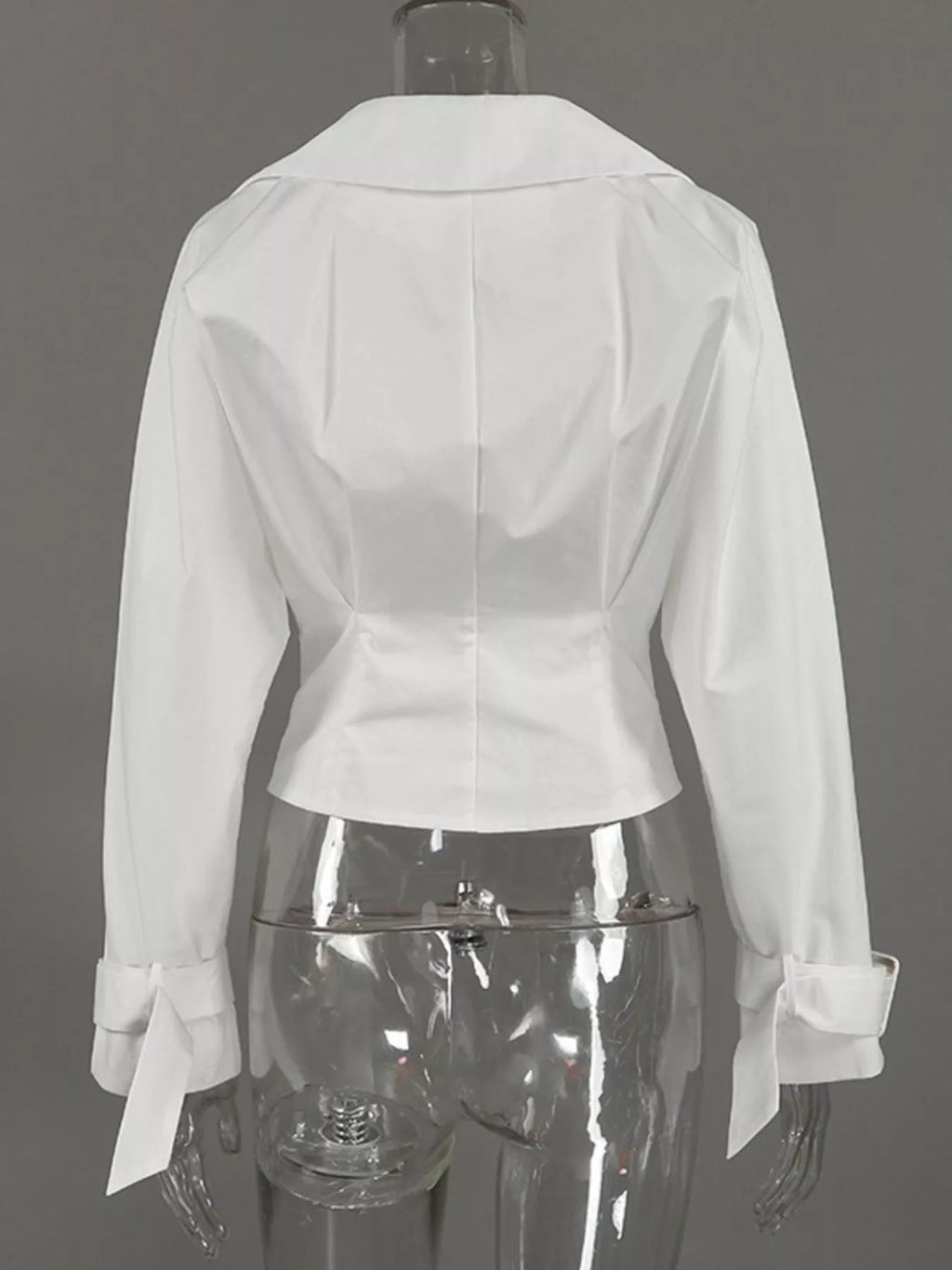 Cropped Double-Breasted Blazer - Lilixa.store