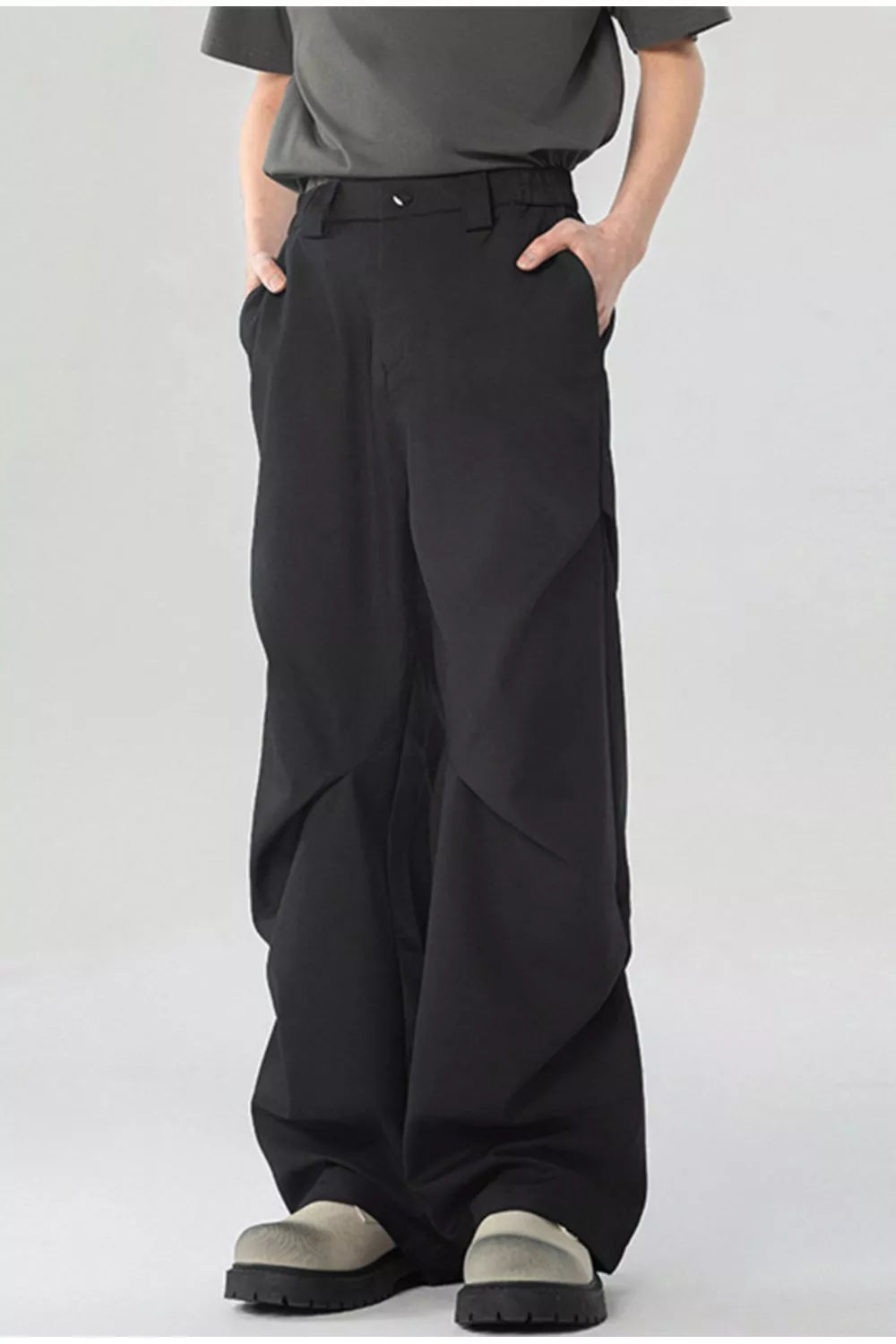 Men's Full Size Wide Leg Pants Plus Size, view 3