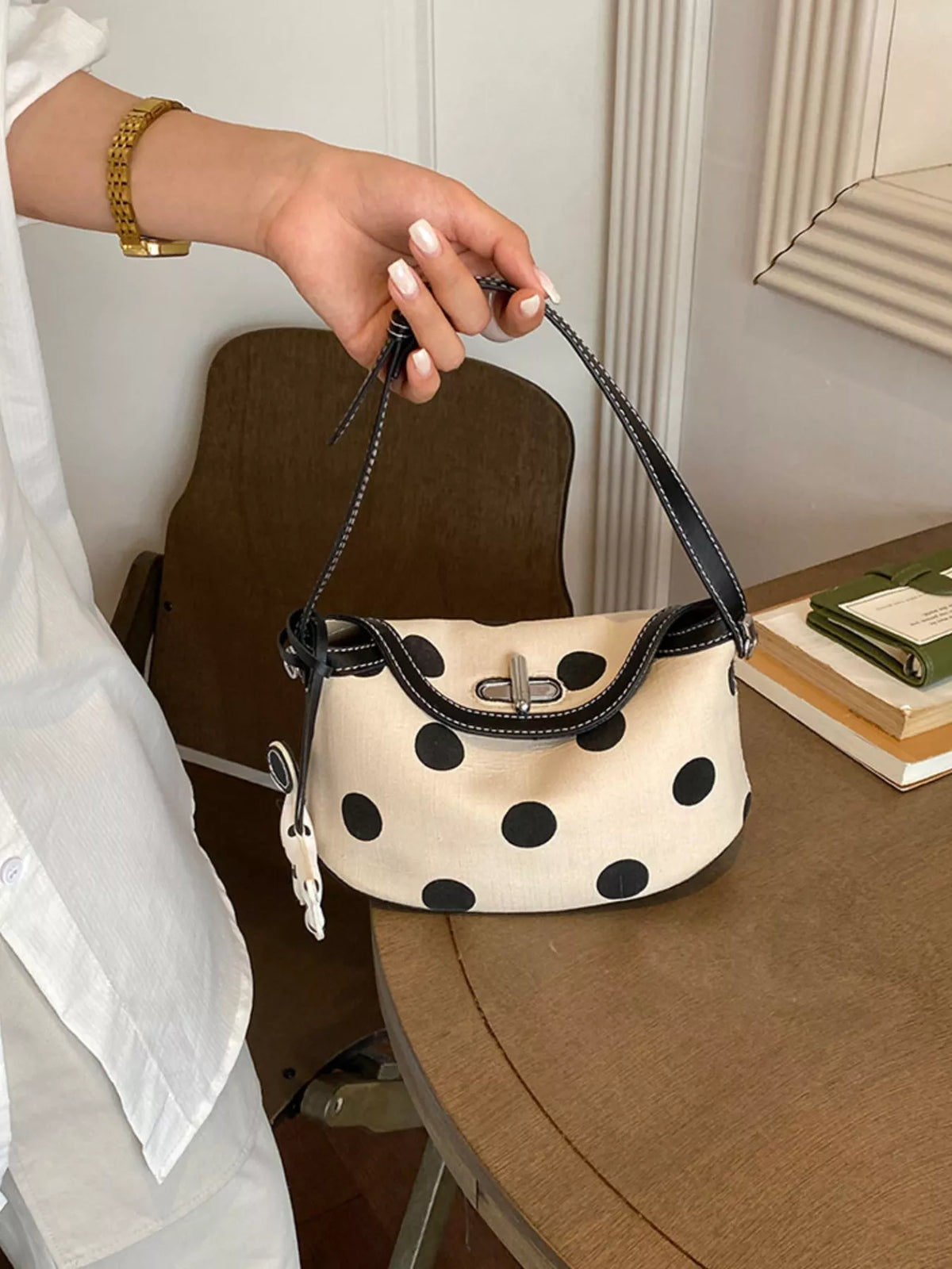 Polka Dot Shoulder Bag - Lilixa.store