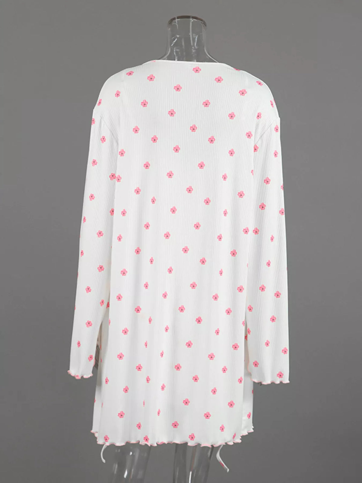 Floral Print Cami Dress and Cardigan Lounge Set - Lilixa.store