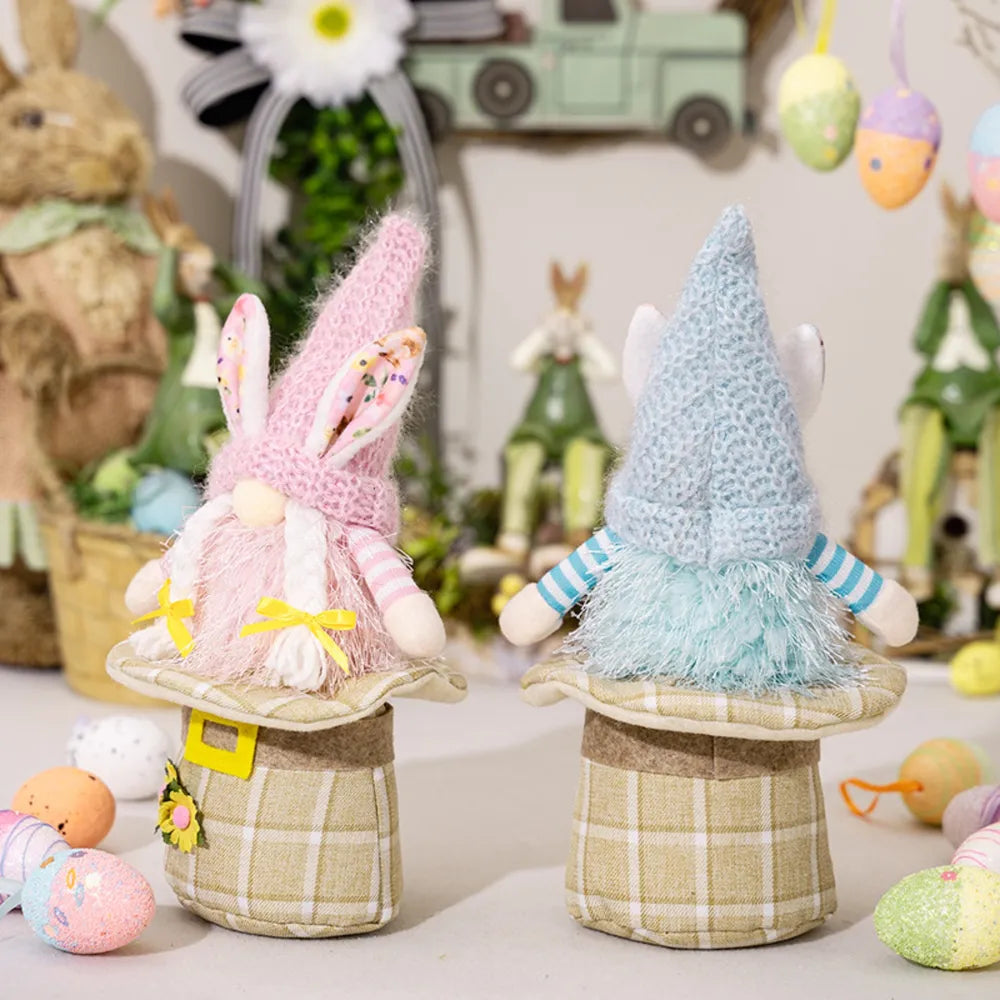 Easter Faceless Doll with Rabbit Ears - Lilixa.store