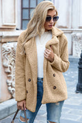 Ivy Lane Full Size Lapel Collar Sherpa Coat - Lilixa.store