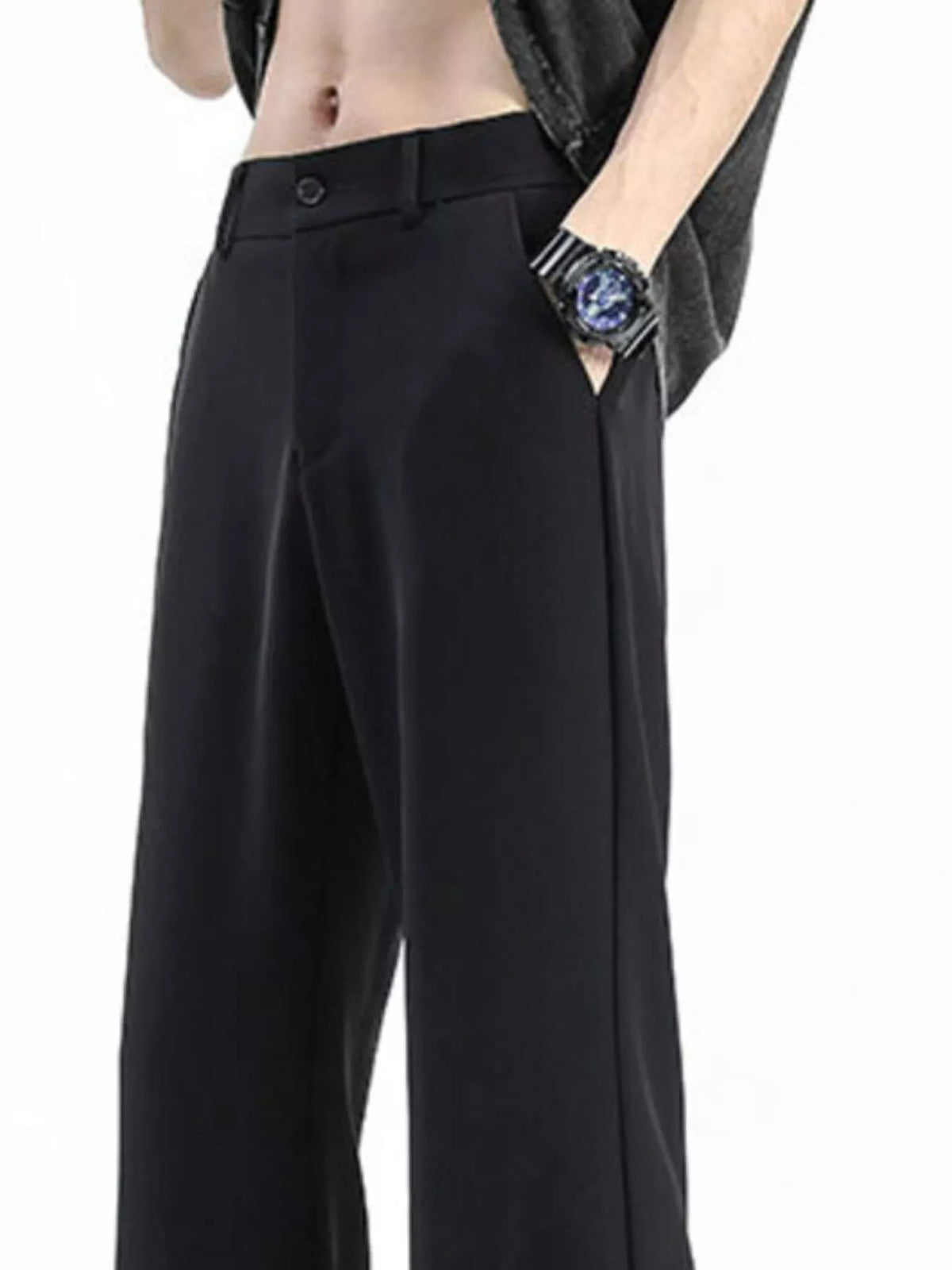 Men's Full Size Loose Fit Casual Pants Plus Size, view 2