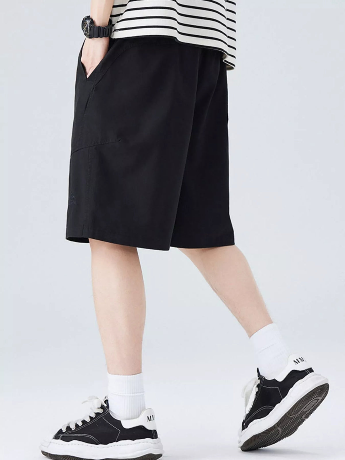 Men's Plus Size Loose Fit Shorts, view 4