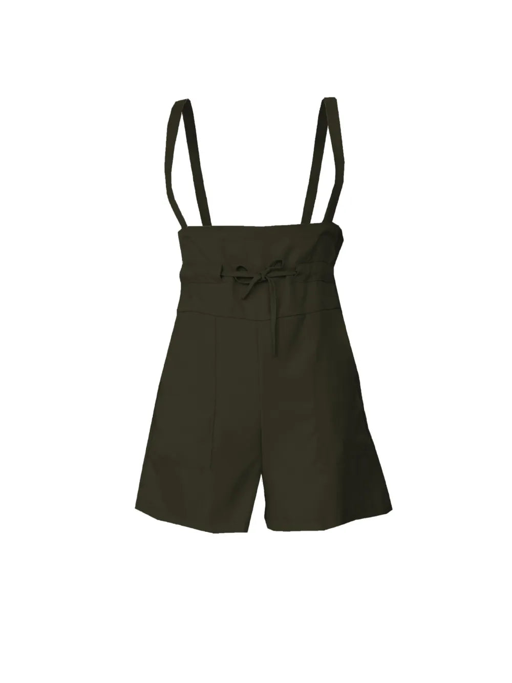 Drawstring Wide Strap Overalls with Pockets - Lilixa.store