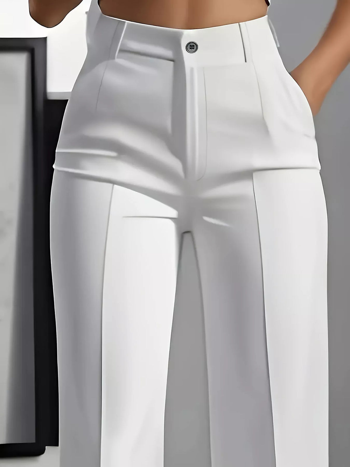 Full Size High-Waisted Wide-Leg Pants Plus Size - Lilixa.store