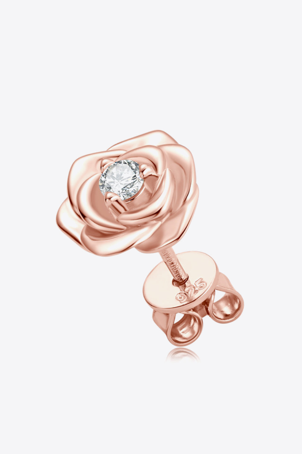 Adored Moissanite Flower 925 Sterling Silver Earrings - Lilixa.store