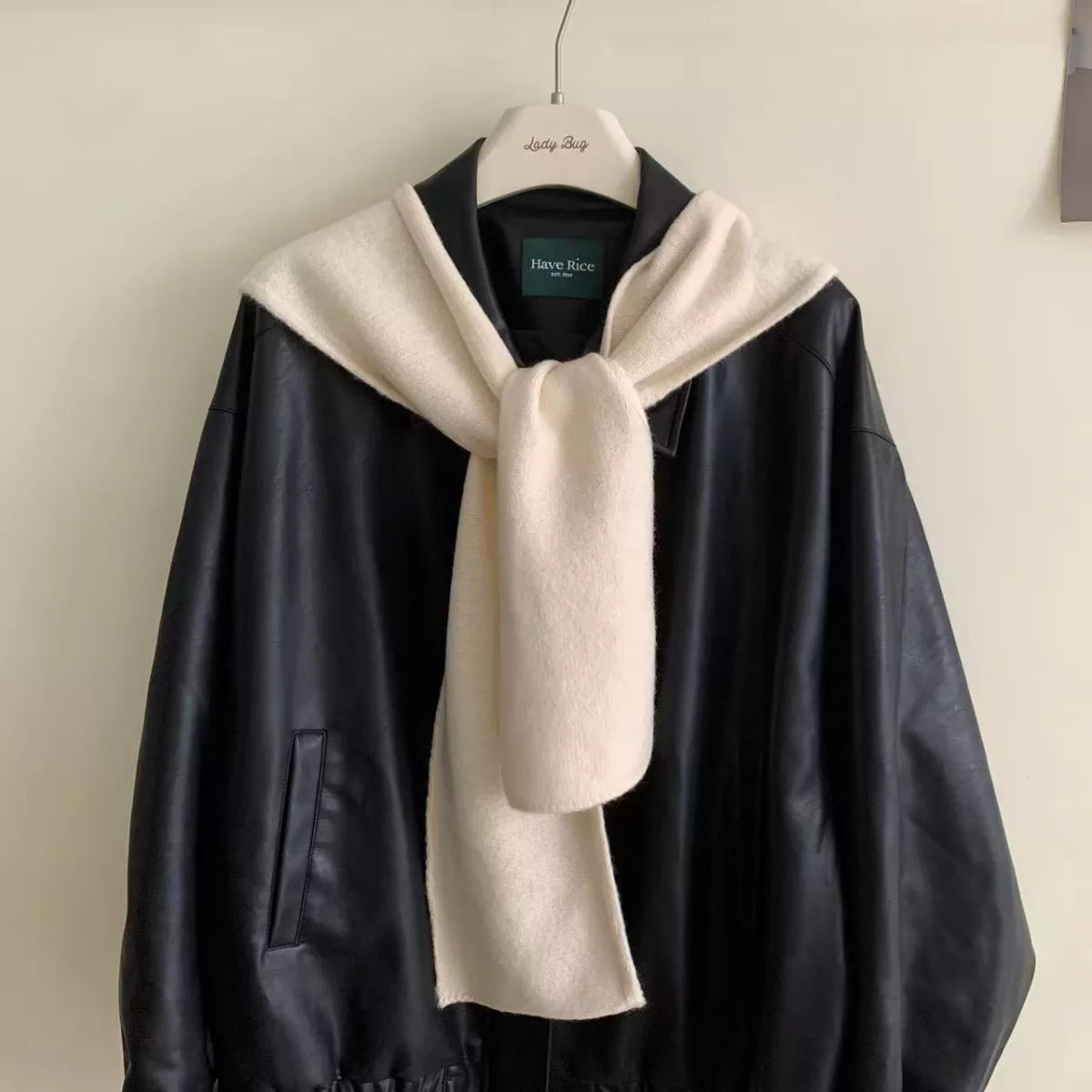 Knitted Hooded Scarf - Lilixa.store
