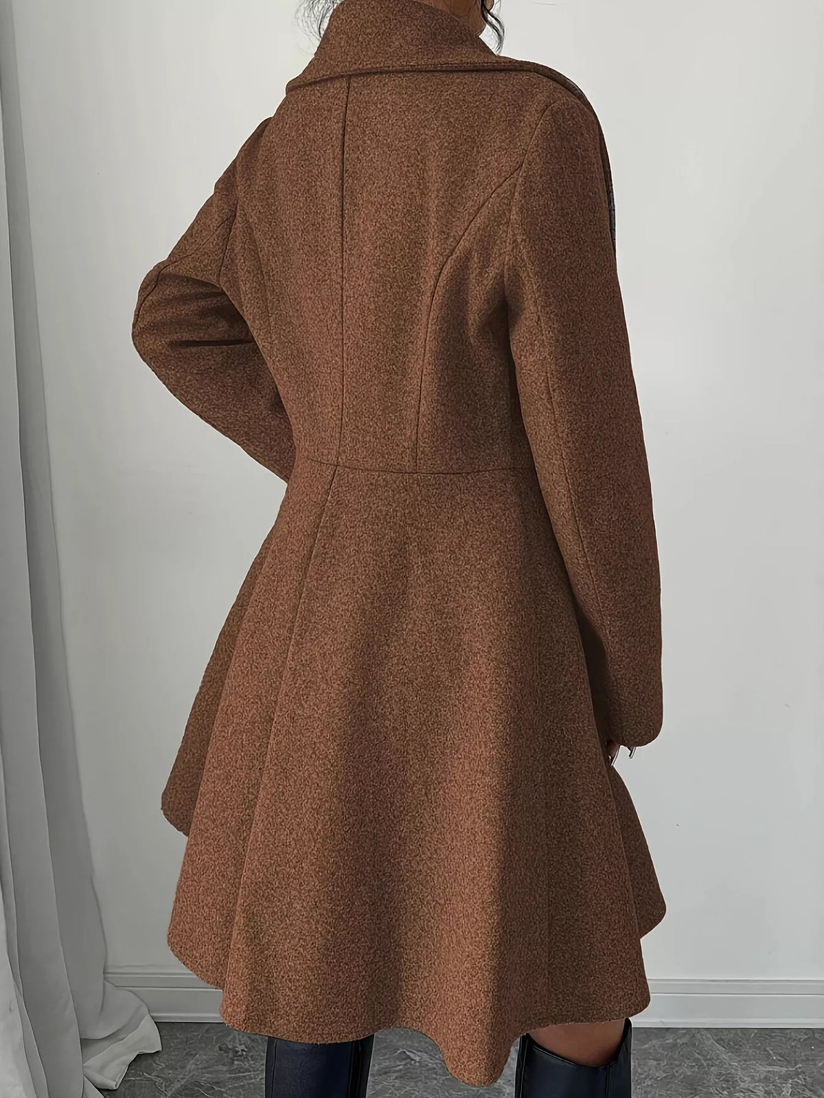 Double-Breasted Long Sleeve Outerwear - Lilixa.store