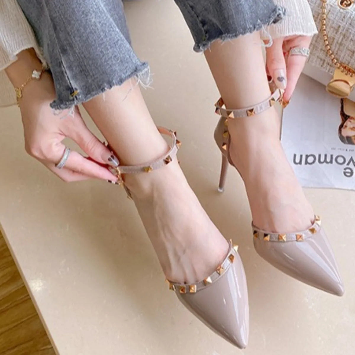 Point Toe Kitten Heels Pumps - Lilixa.store