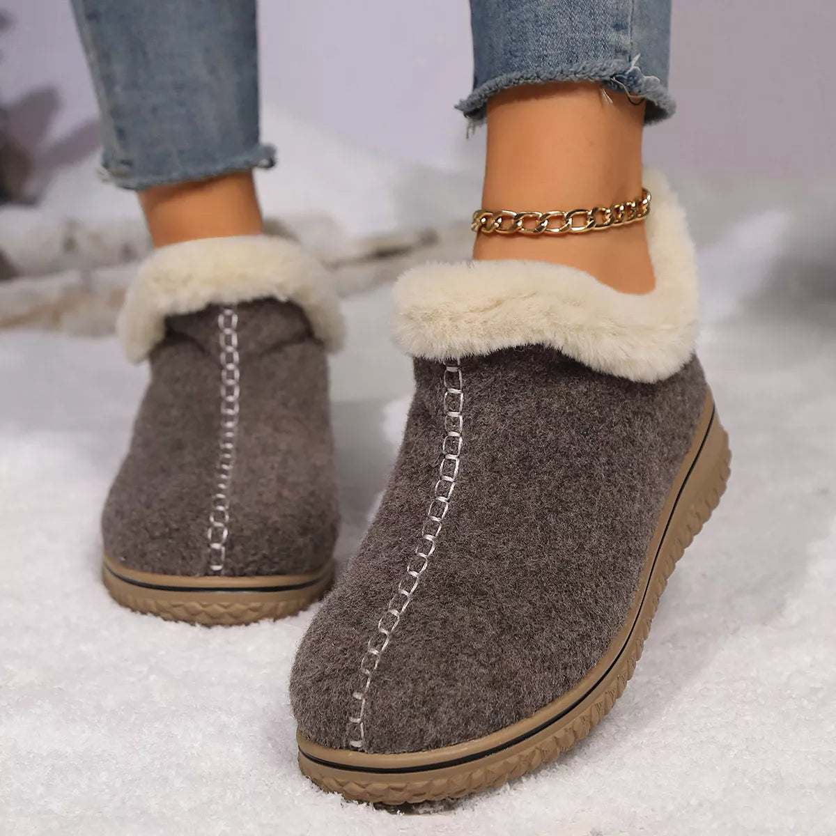 Round Toe Ankle Boots - Lilixa.store