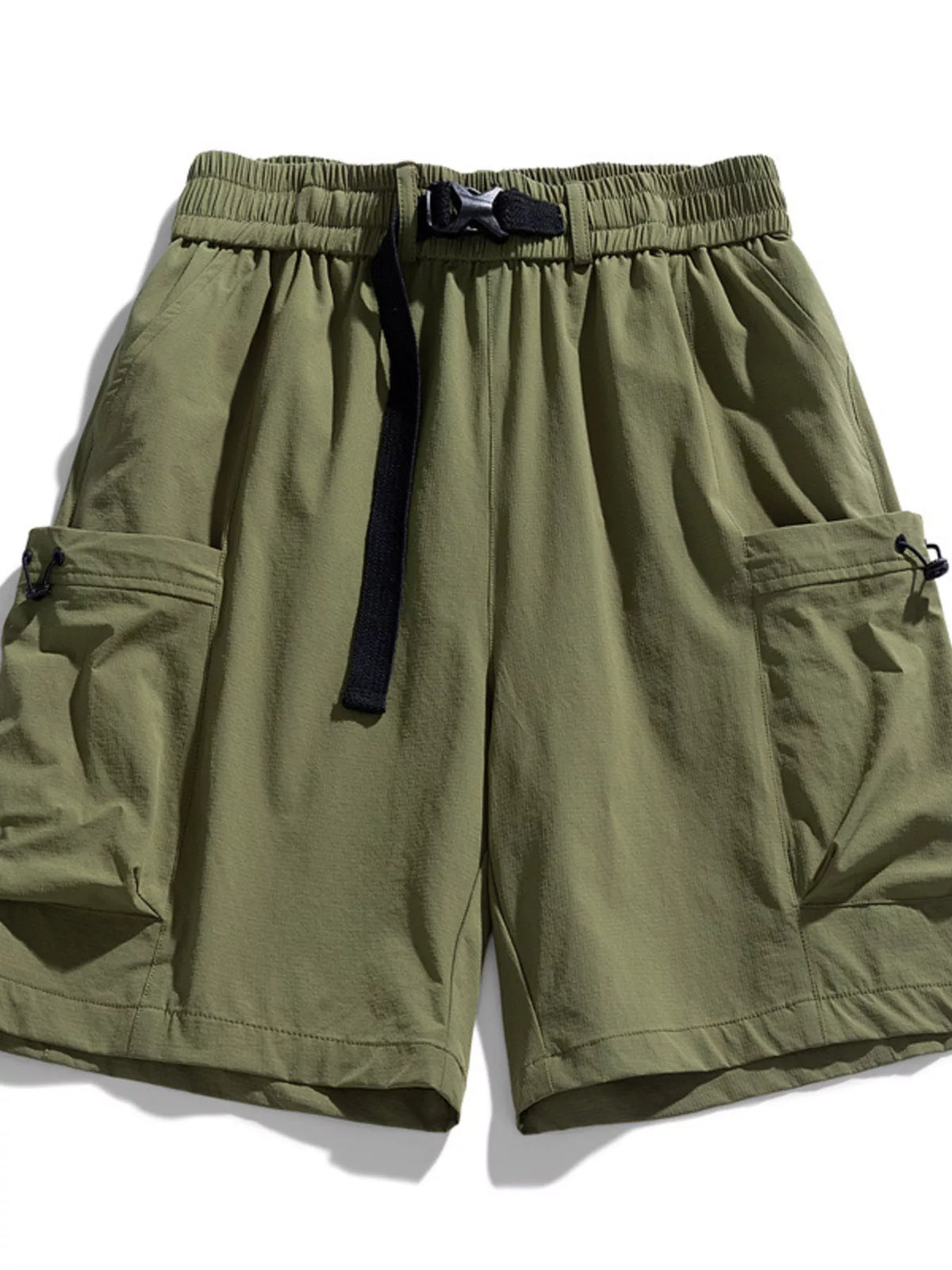 Men's Plus Size Drawstring Cargo Shorts - Lilixa.store