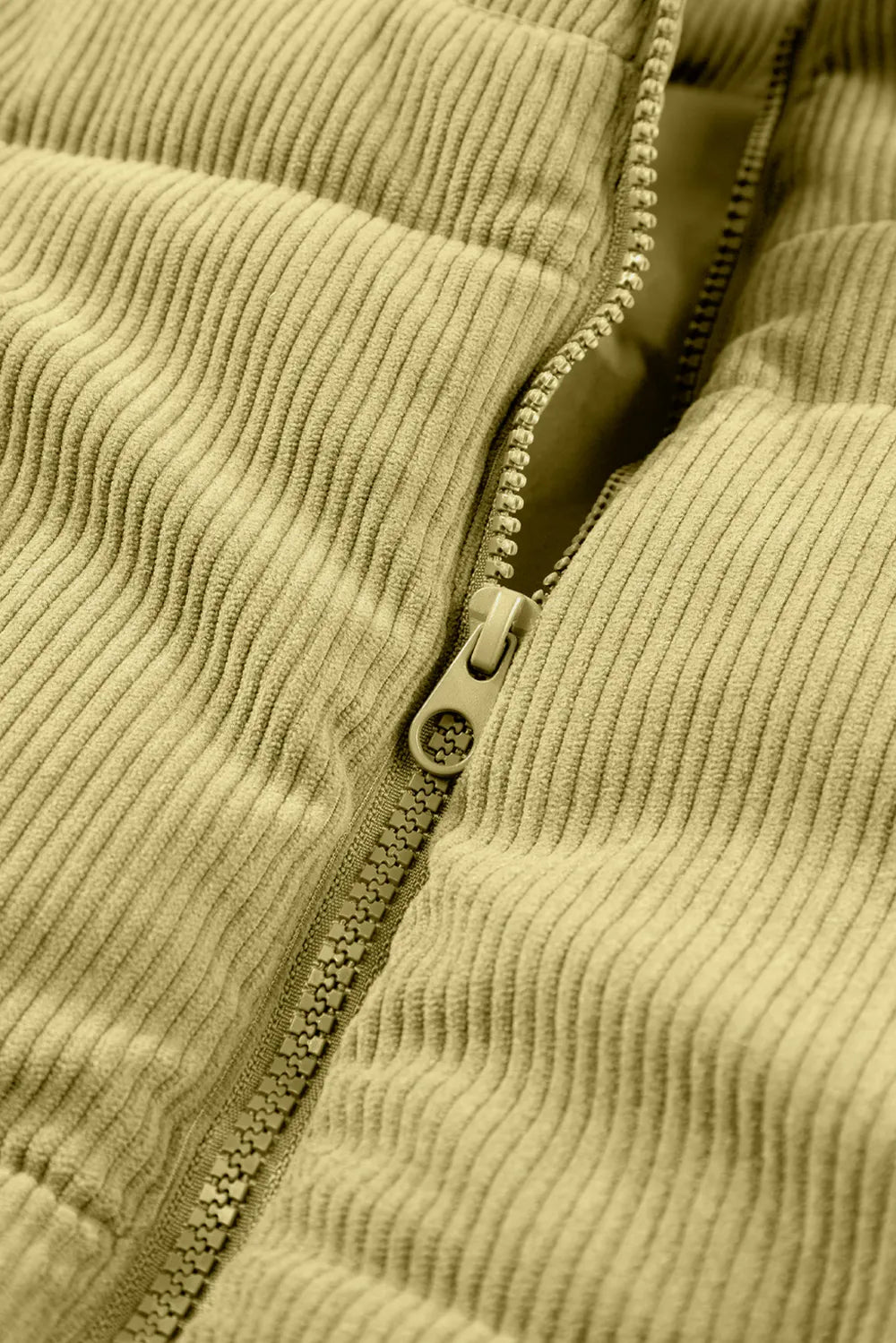 Zip Up Turtleneck Vest Coat, view 9