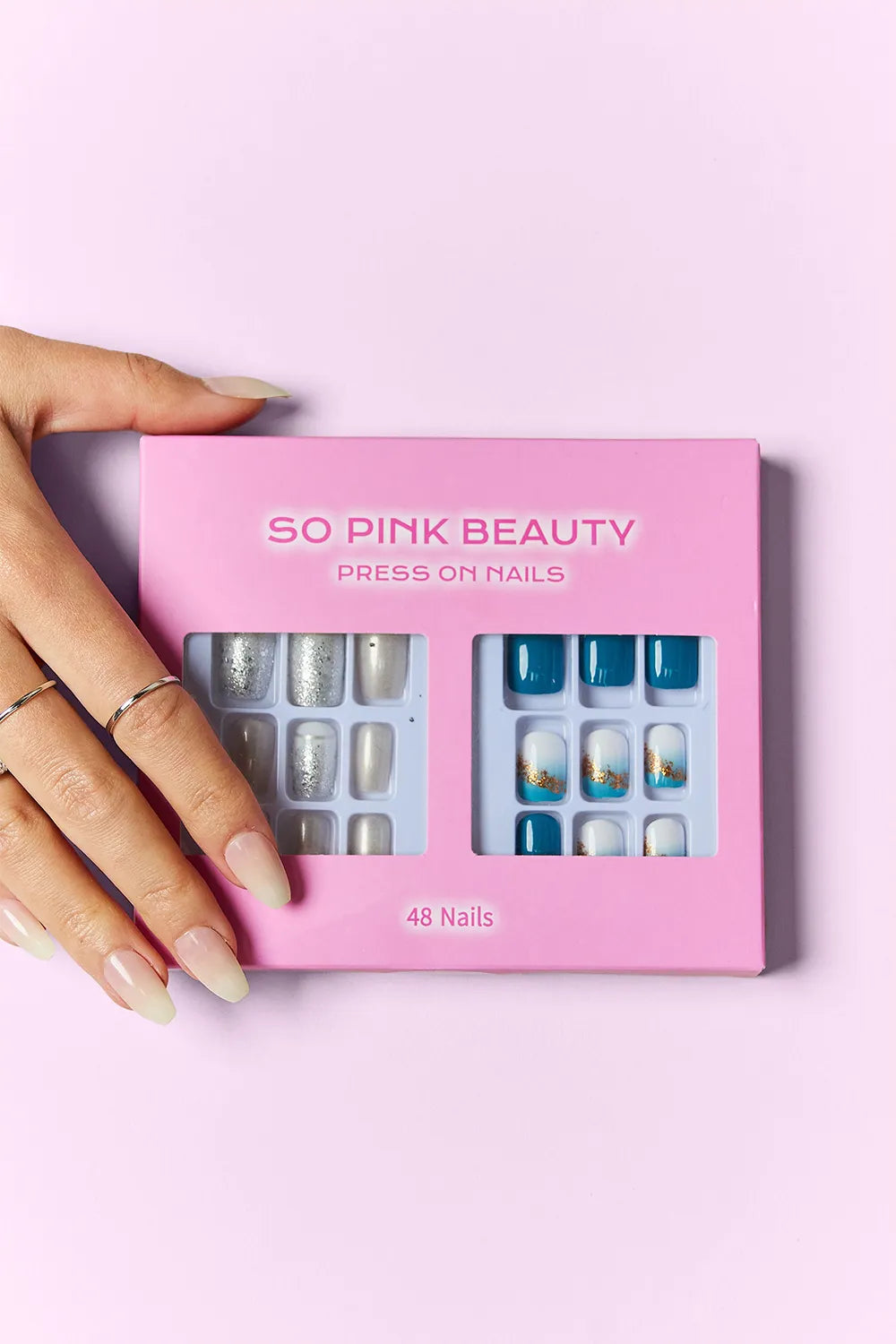 SO PINK BEAUTY Press On Nails 2 Packs - Lilixa.store