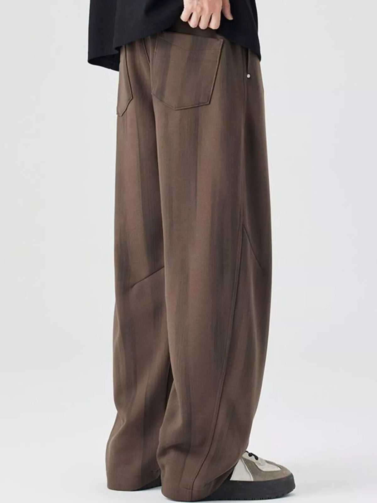 Men's Plus Size Relaxed Fit Drawstring Casual Pants, view 2