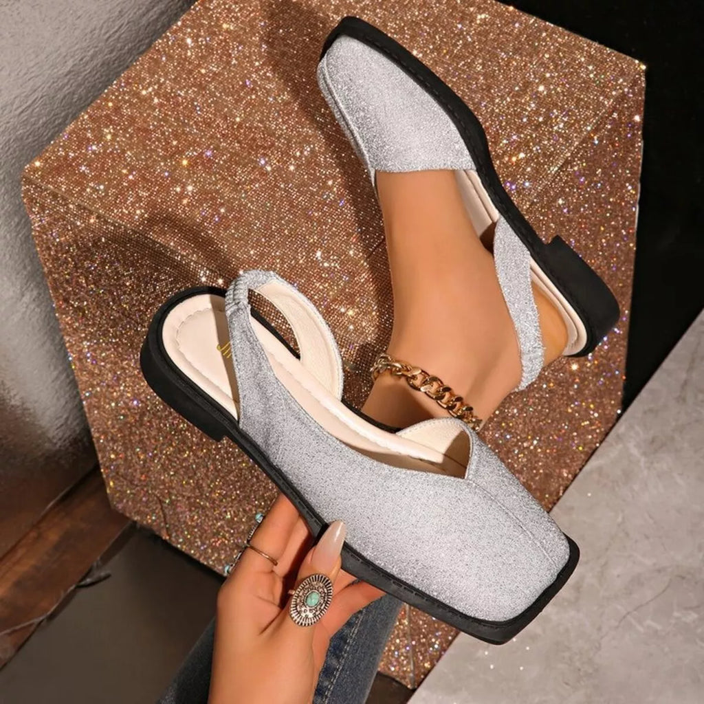 Square Toe Flats Sandals, view 2