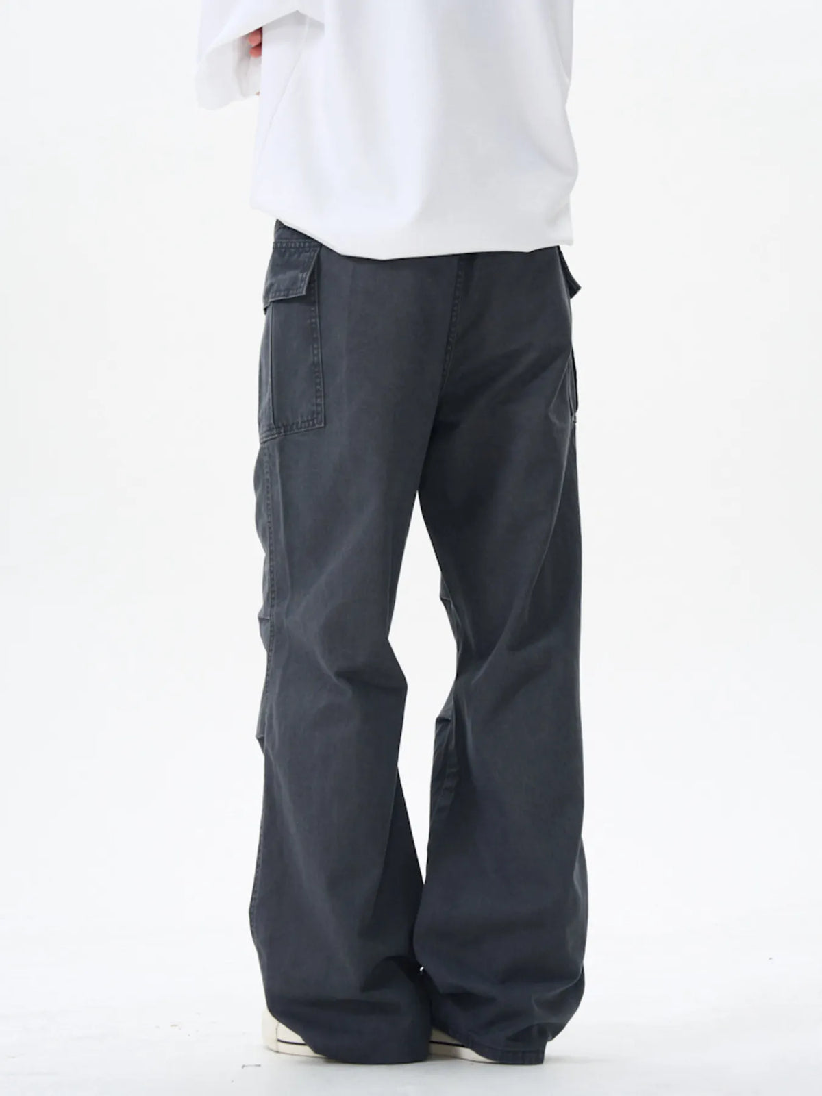 Men's Wide Leg Cargo Pants, view 4