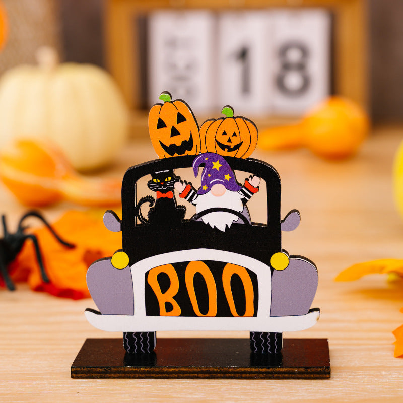 3-Piece Halloween Element Car-Shape Ornaments - Lilixa.store