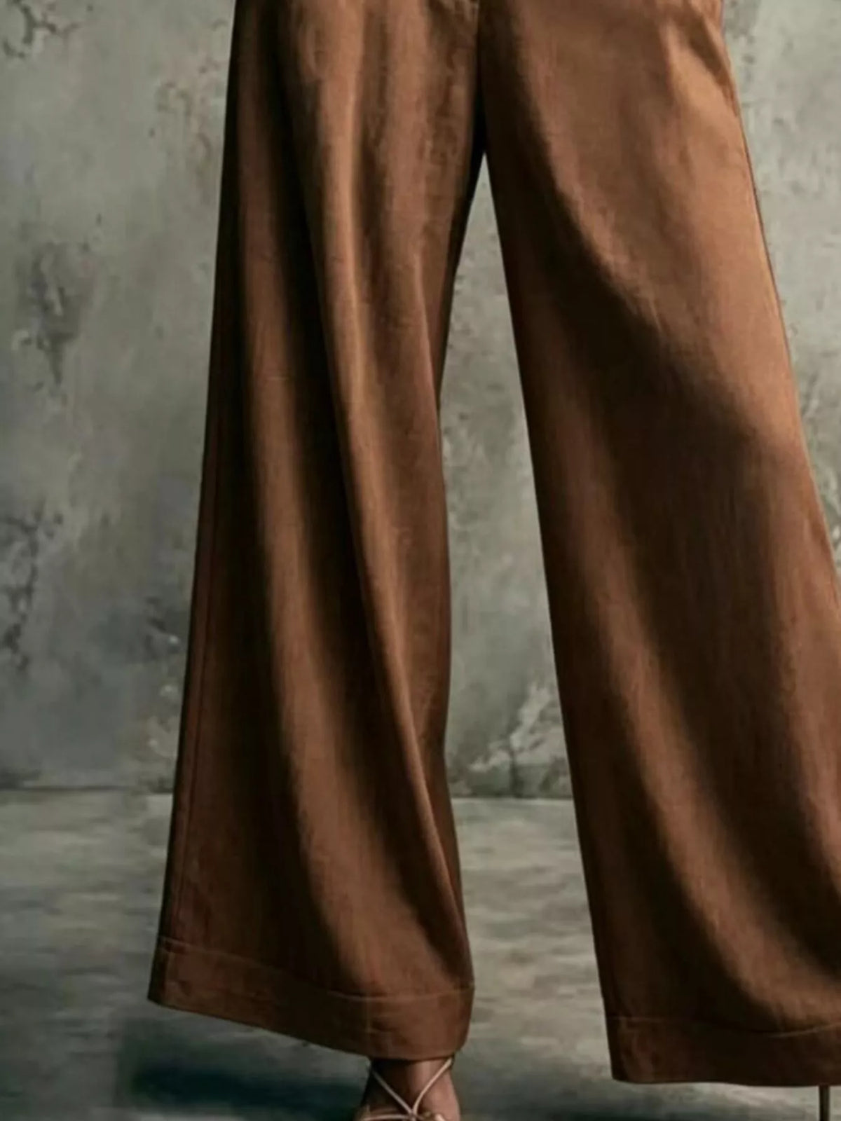High-Waisted Wide-Leg Pants