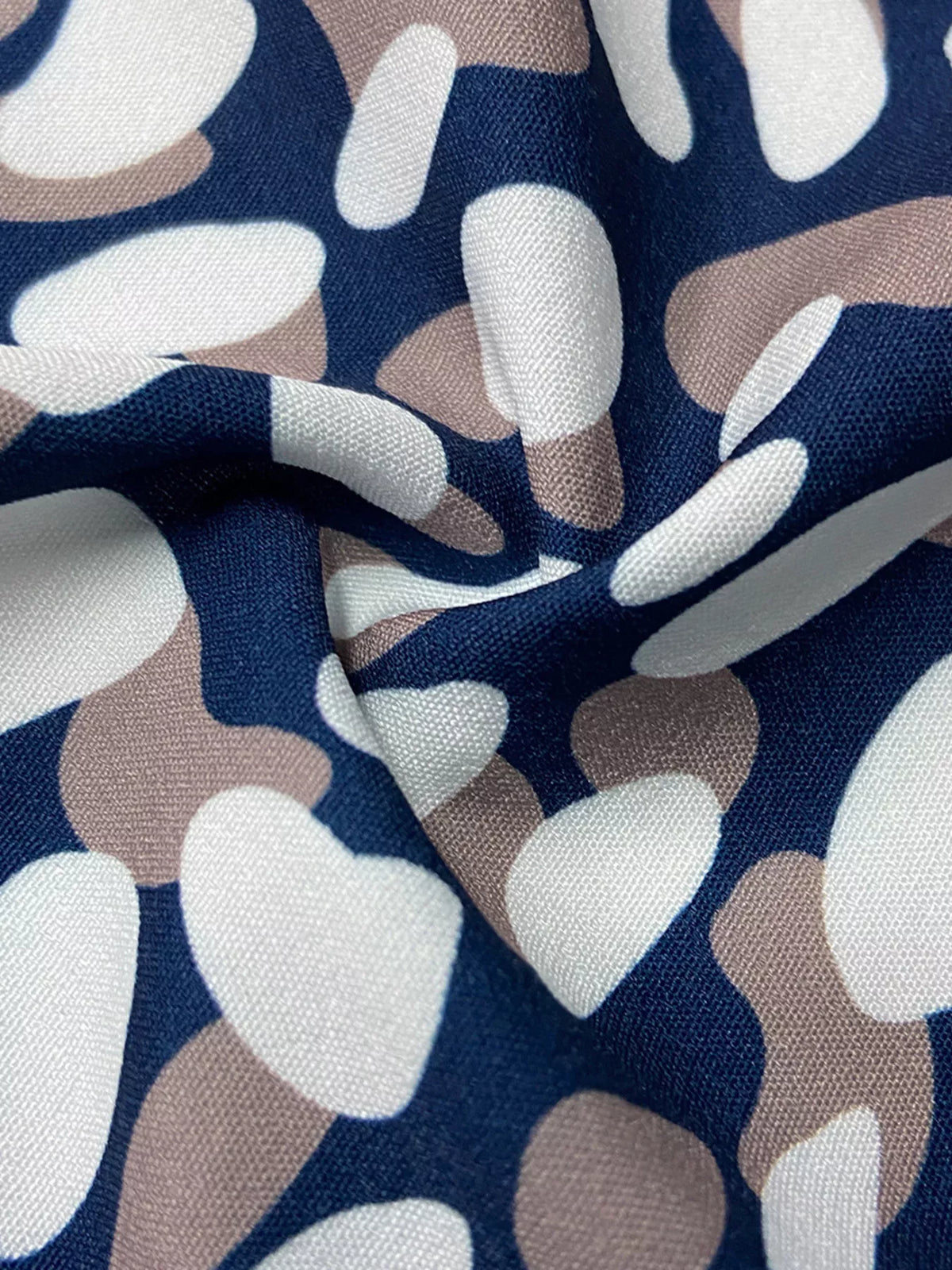 Printed Button-Down Long Sleeve Shirt