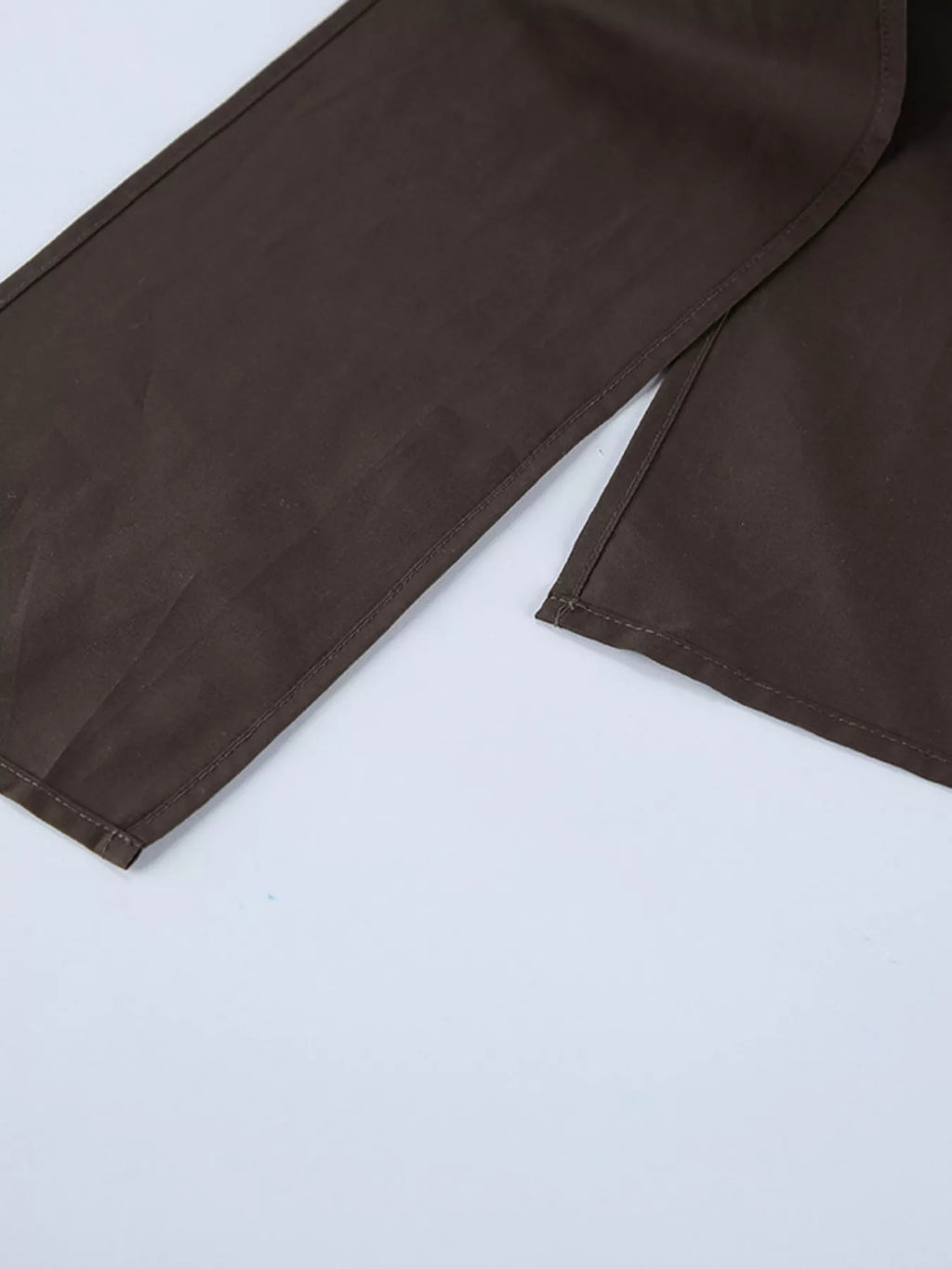 Slim-Fit Ruched Waist Shirt - Lilixa.store