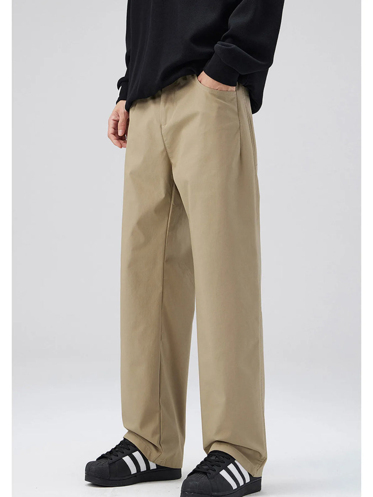 Men's Full Size Loose Fit Casual Pants Plus Size, view 5