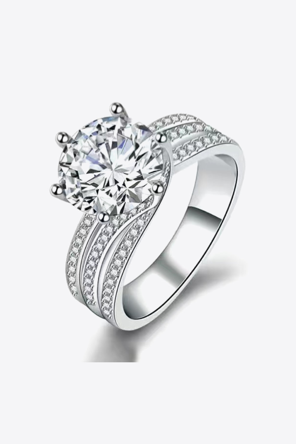 Adored 3 Carat Moissanite Three-Layer Ring - Lilixa.store