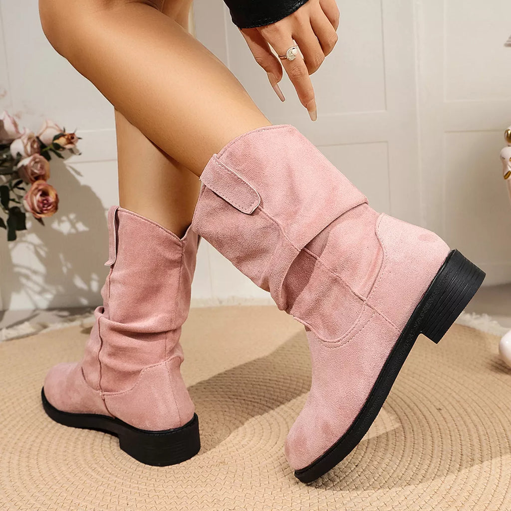 Round Toe Slouchy Boots, view 7