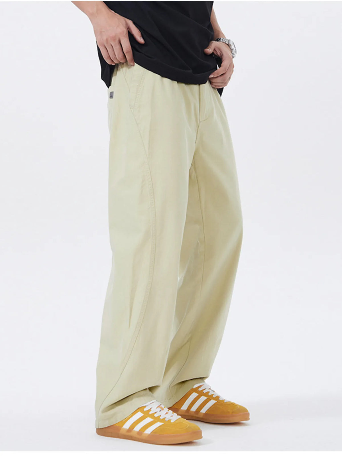 Men's Full Size Loose Fit Casual Pants Plus Size