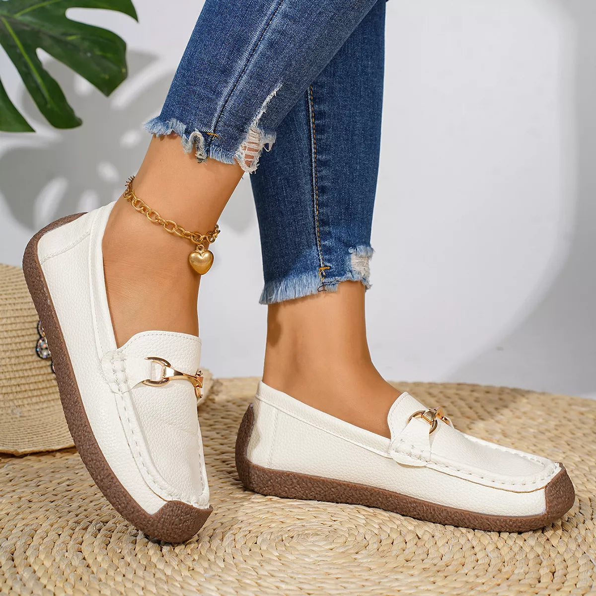 Round Toe Slip-Ons - Lilixa.store