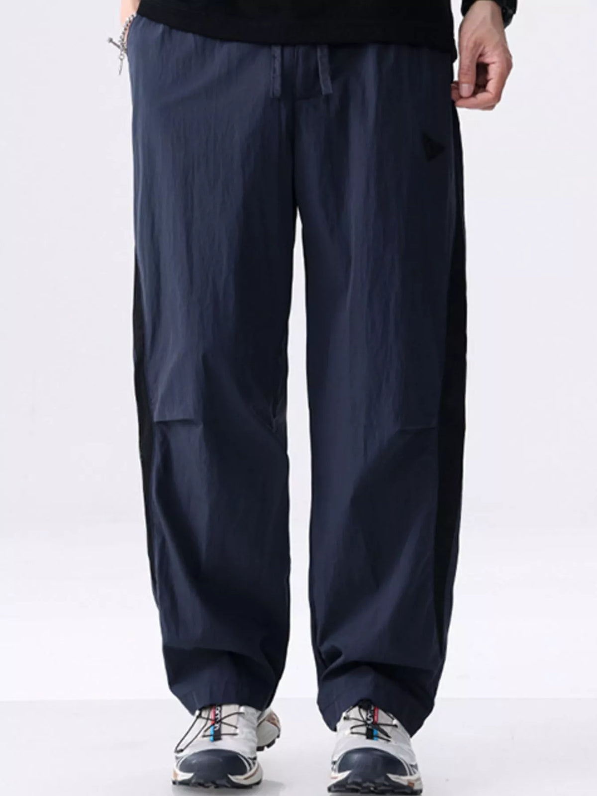 Men's Plus Size Wide Leg Pants in Royal Blue