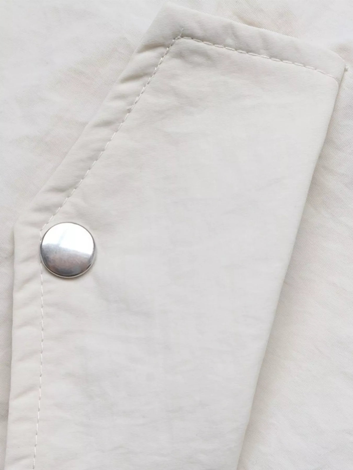 Zip-Up Dropped Shoulder Jacket
