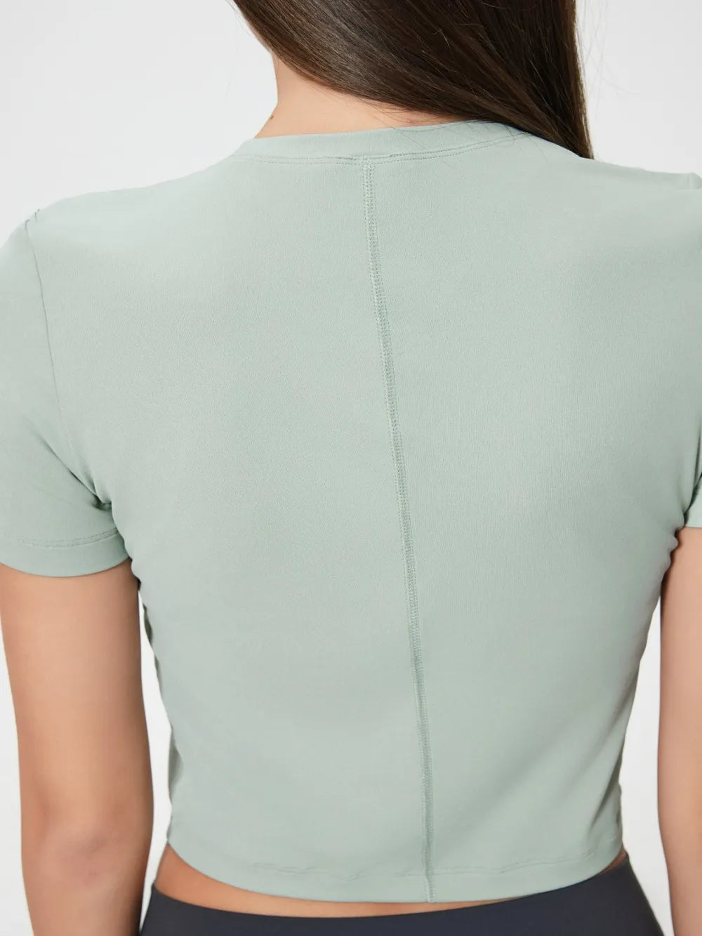 Millennia Round Neck Short Sleeve Active T-Shirt, view 6