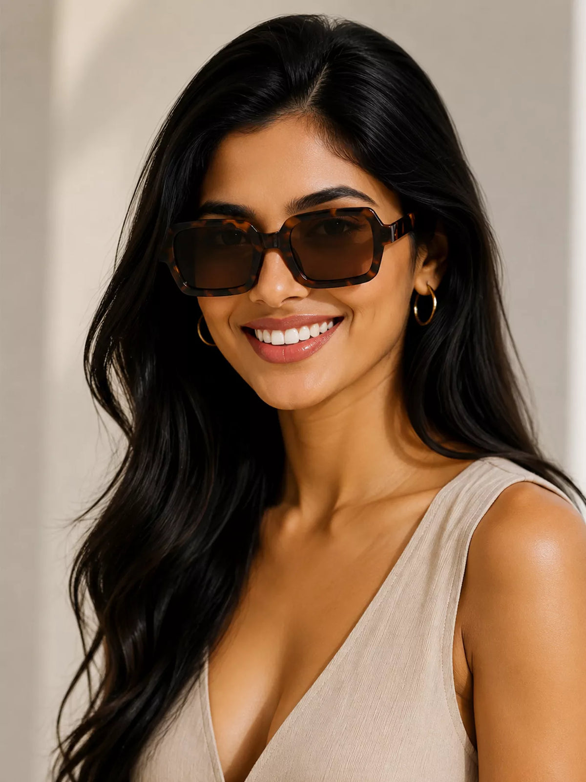 Retro Rectangular Sunglasses - Lilixa.store