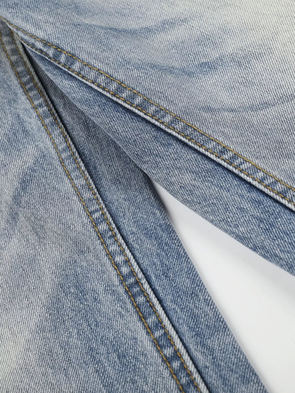 Men's Washed Wide Leg Jeans - Lilixa.store