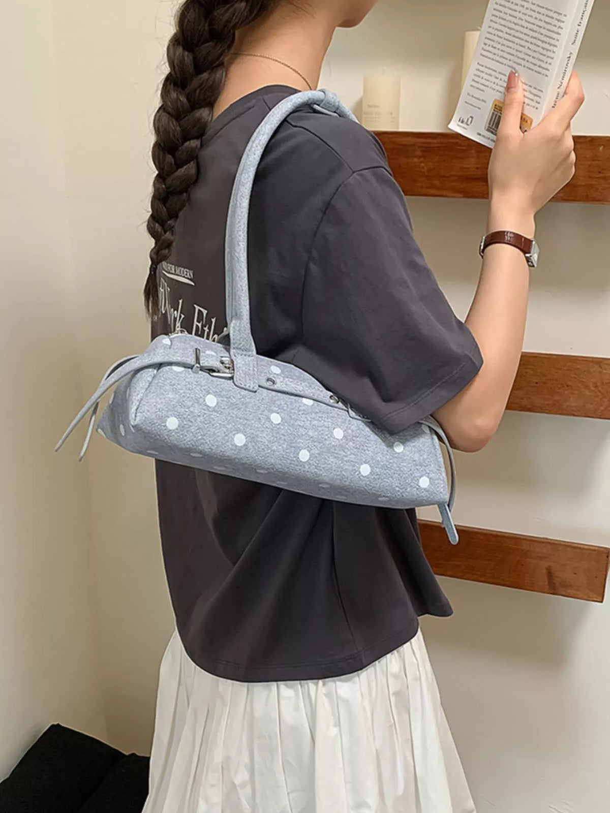 Polka Dot Shoulder Bag - Lilixa.store
