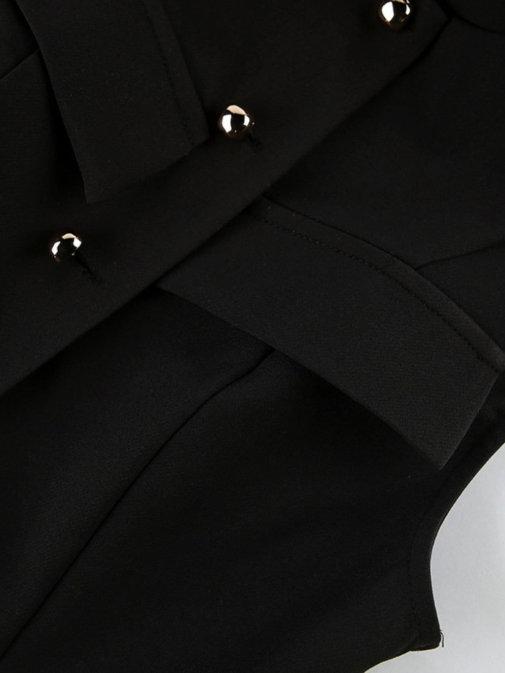 Stand Collar Button-Down Vest Coat - Lilixa.store
