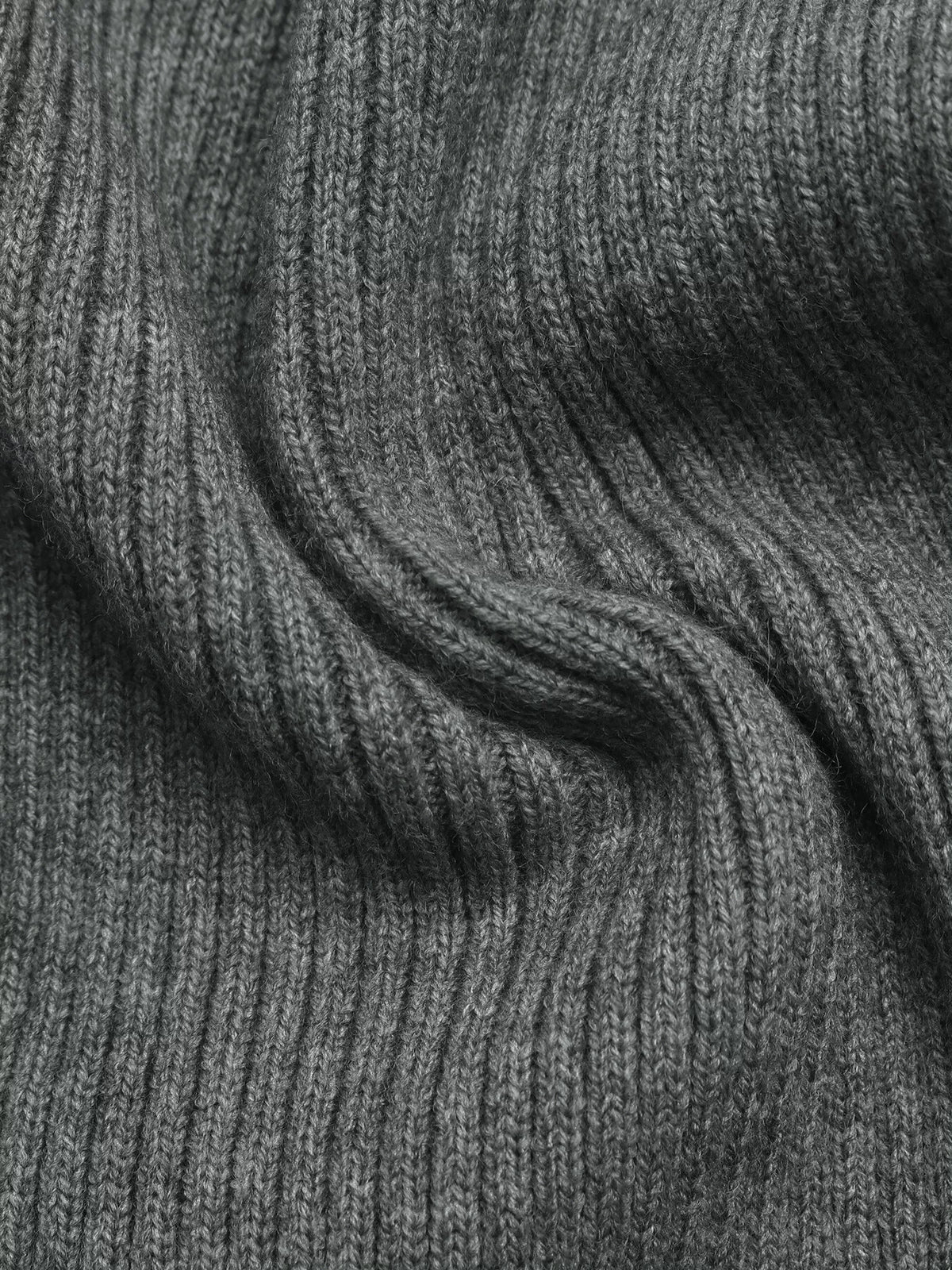 Turtleneck Button-Down Cardigan - Lilixa.store